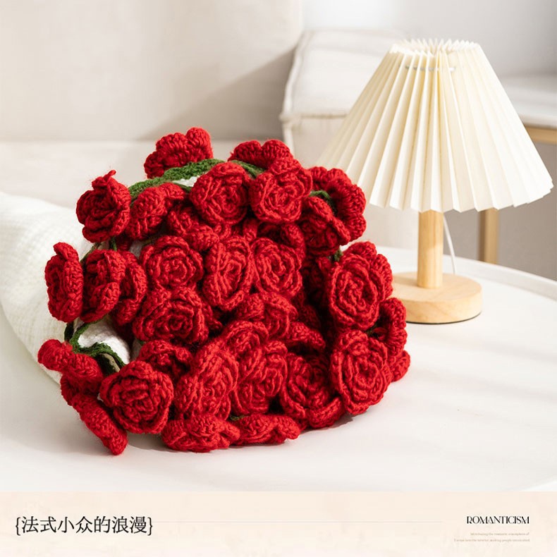 Rose Bouquet Blanket, a New Trendy Product, Multifunctional Office Throw Blanket, a Practical Gift-Giving Item, Bouquet Shawl