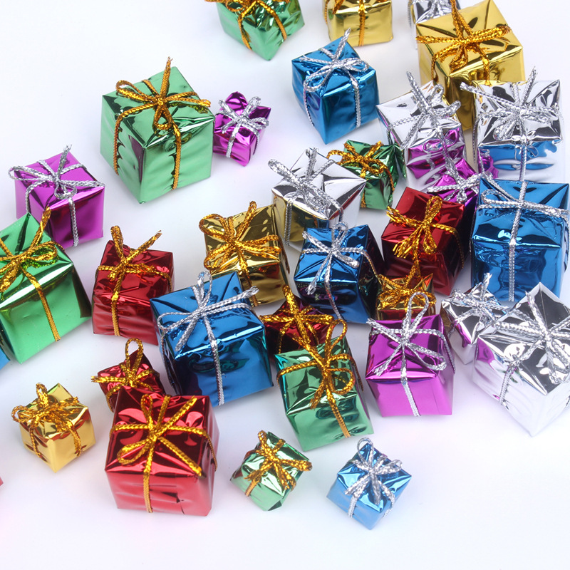 Миниатюрный домик куклы кросс-бордерные фестивальные принадлежности подарочный пакет рождественская елка подвеска декорация цветная