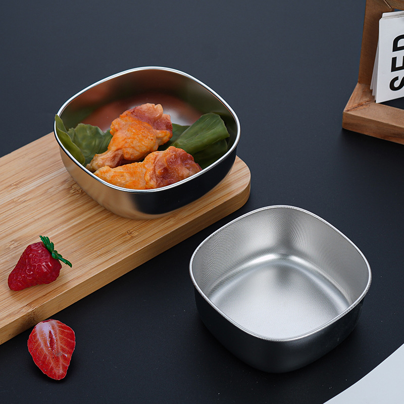 [Silicone bowl accessories] to undertake all kinds of 304 tableware stainless steel 316 children liner support to sample