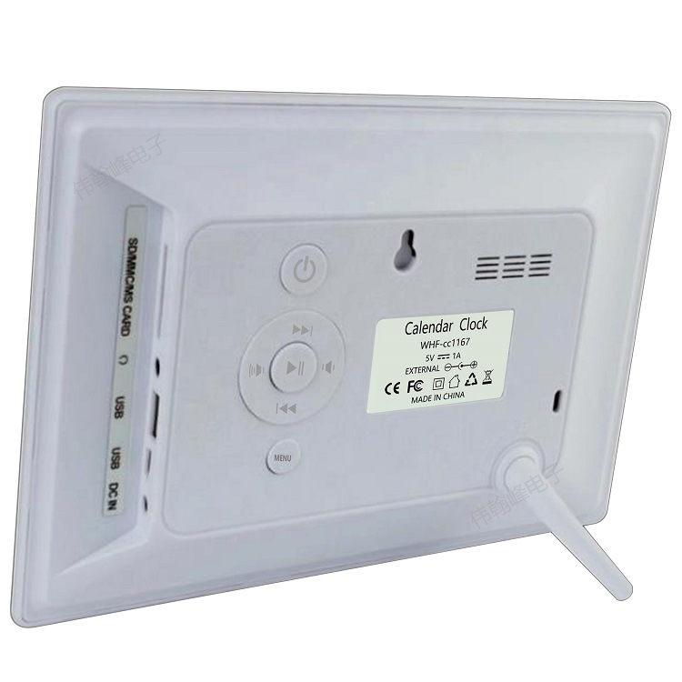 7inch Digital Clock Supports Sd Card Video, Can See Calendar and Set up Alarm Clock to Remind the Elderly to Take Medicine Clock Machine