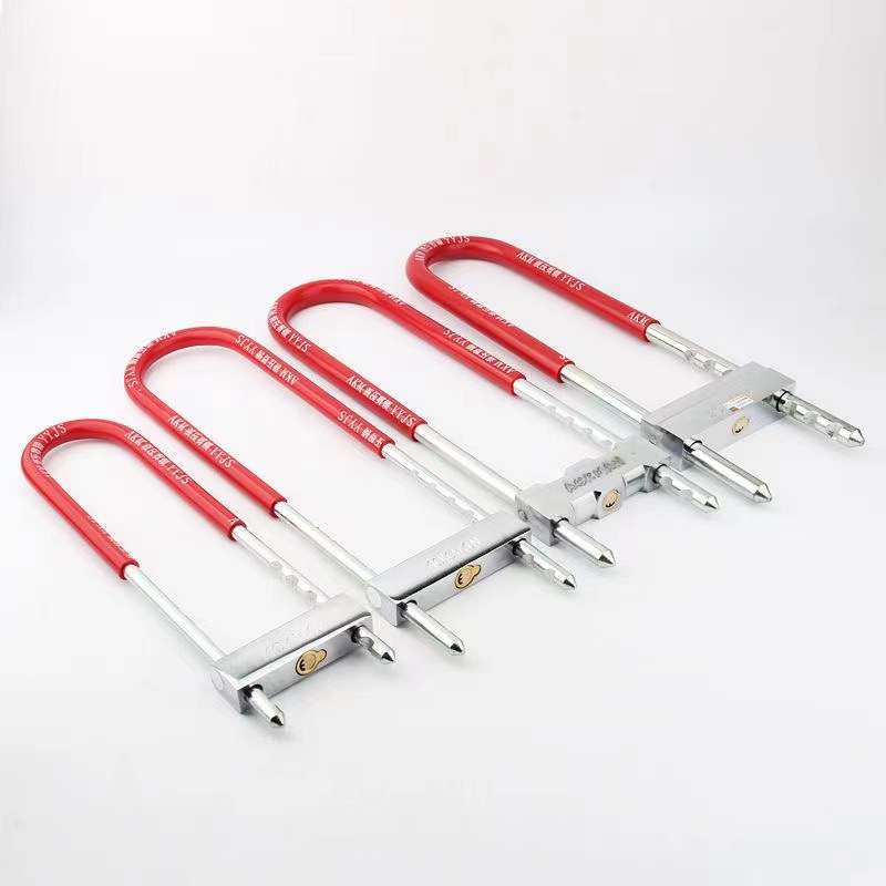 Oakman glass door lock motorcycle lock electric car lock anti-theft lock extended U-shaped lock shop lock mortise lock door lock