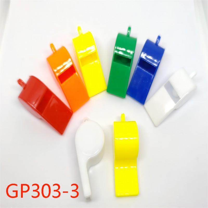 Factory Direct Supply of Environmentally Friendly Colorful Plastic Whistles Football Training Referee Toys Cheering Fans Party Outdoor Whistles