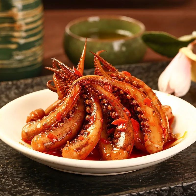 Spicy Squid Snacks Snacks Snacks Snacks Wholesale Instant Seafood Cooked Food Delicious Spicy Iron Squid Whiskers