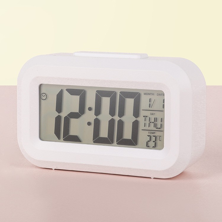 Creative Lazy temperature light induction luminous digital clock LED snooze electronic alarm clock smart clock alarm clock