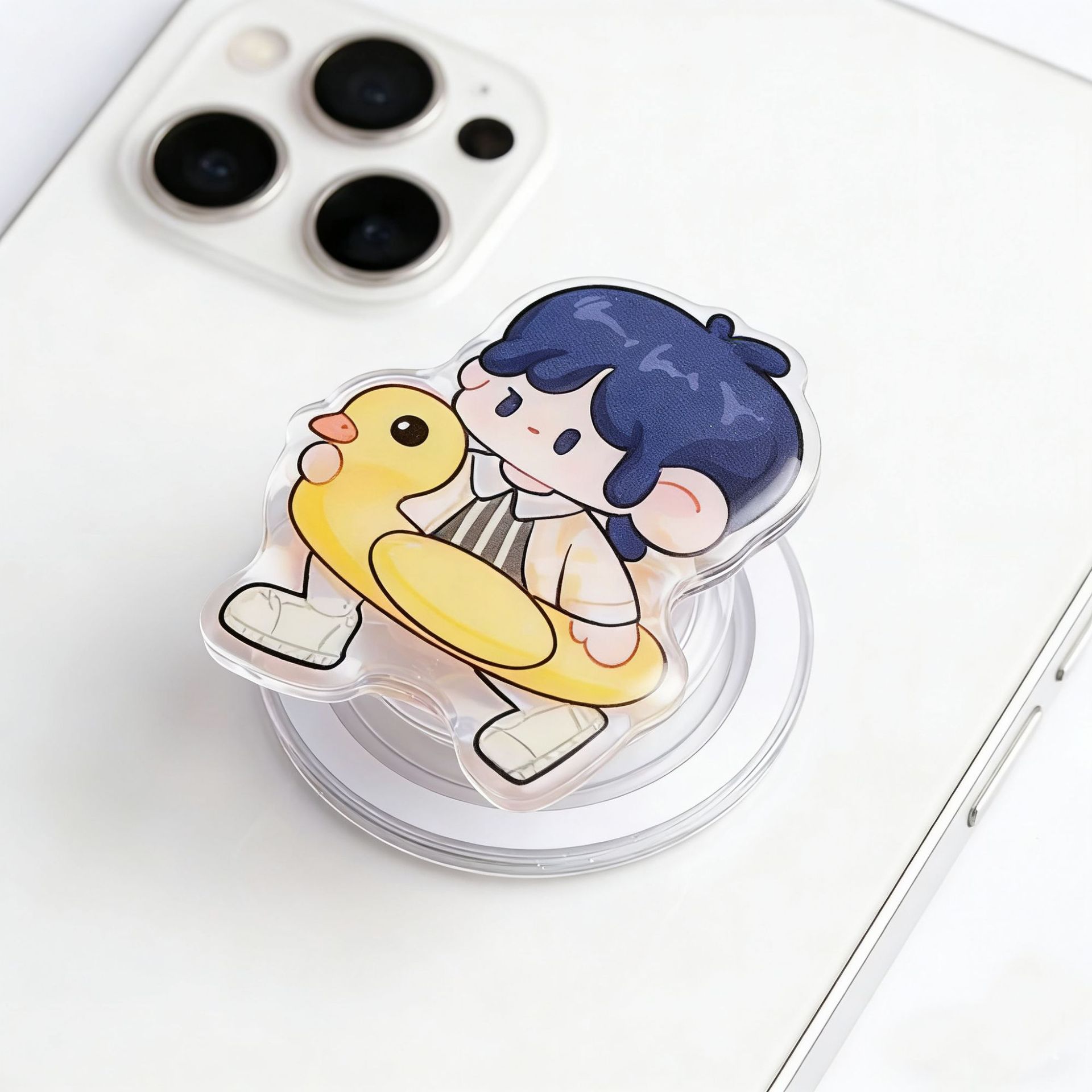 Acrylic Magnetic Airbag Mobile Phone Holder Magsafe Universal Mobile Phone Holder Cute Cartoon Mobile Phone Support
