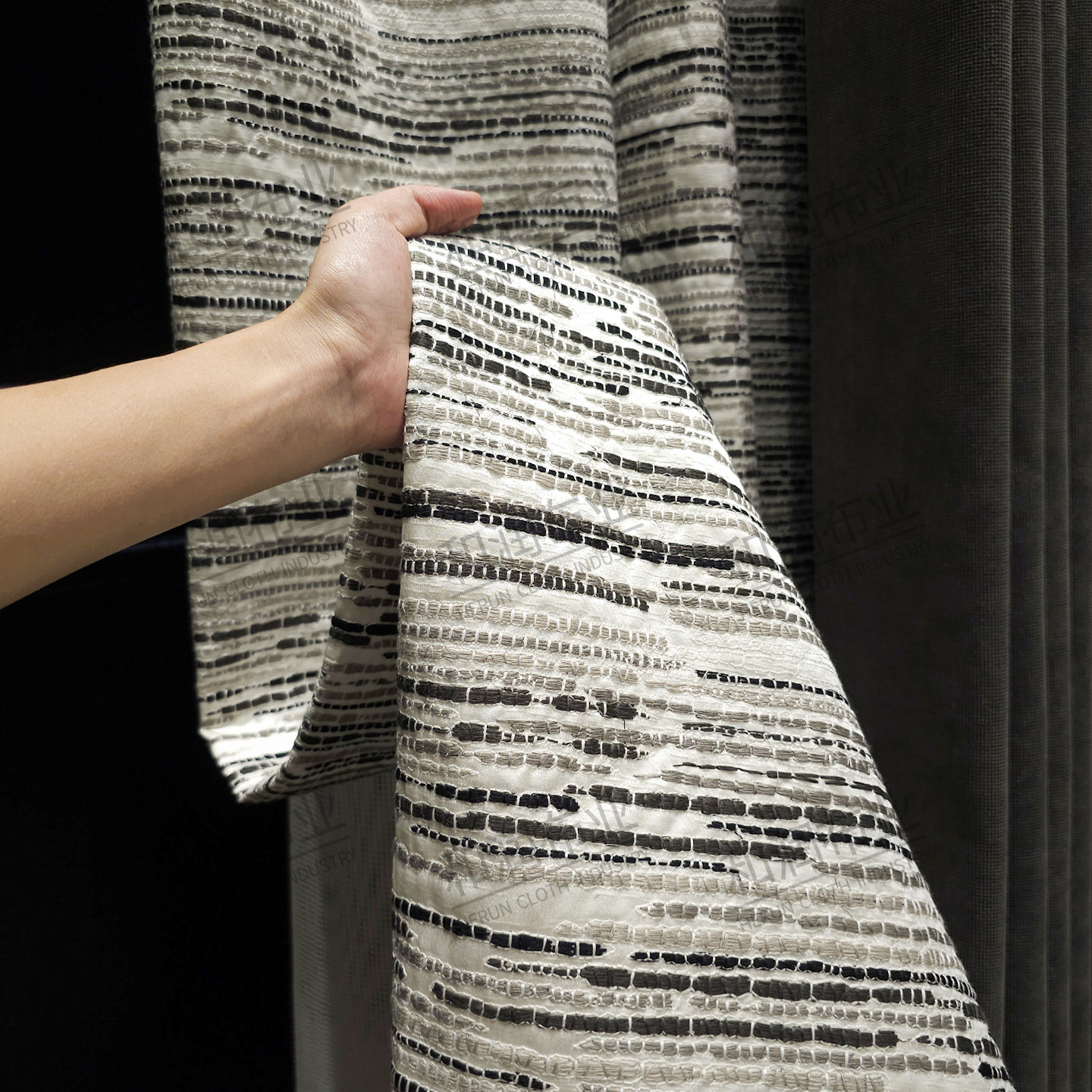 Modern Light Luxury Embroidered High-End Curtains, Luxurious French-Style Villa, Simple Living Room, High-End Bedroom, Full Blackout