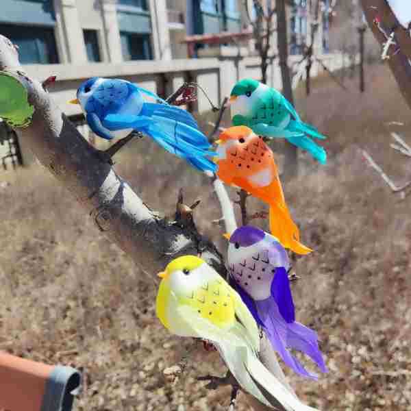 Simulated Feather Bird/Goldfish Bird/Prop Decoration Bird Manufacturer Supply Source Wholesale