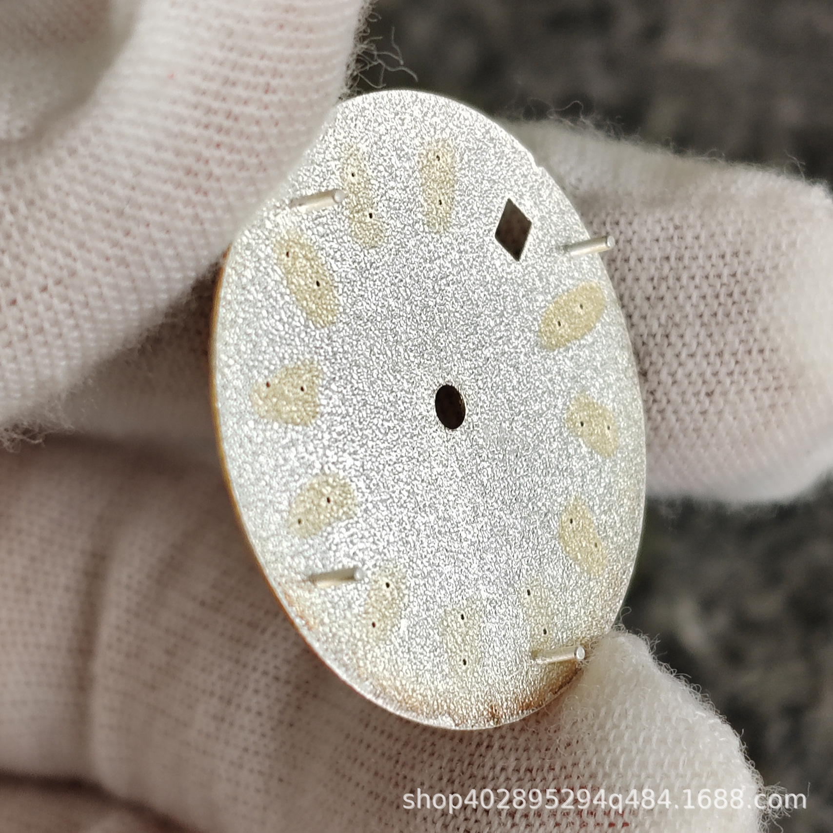 Watch dial 28.5mm blue luminous dial suitable for 8215 ETA2824 2836 movement literal