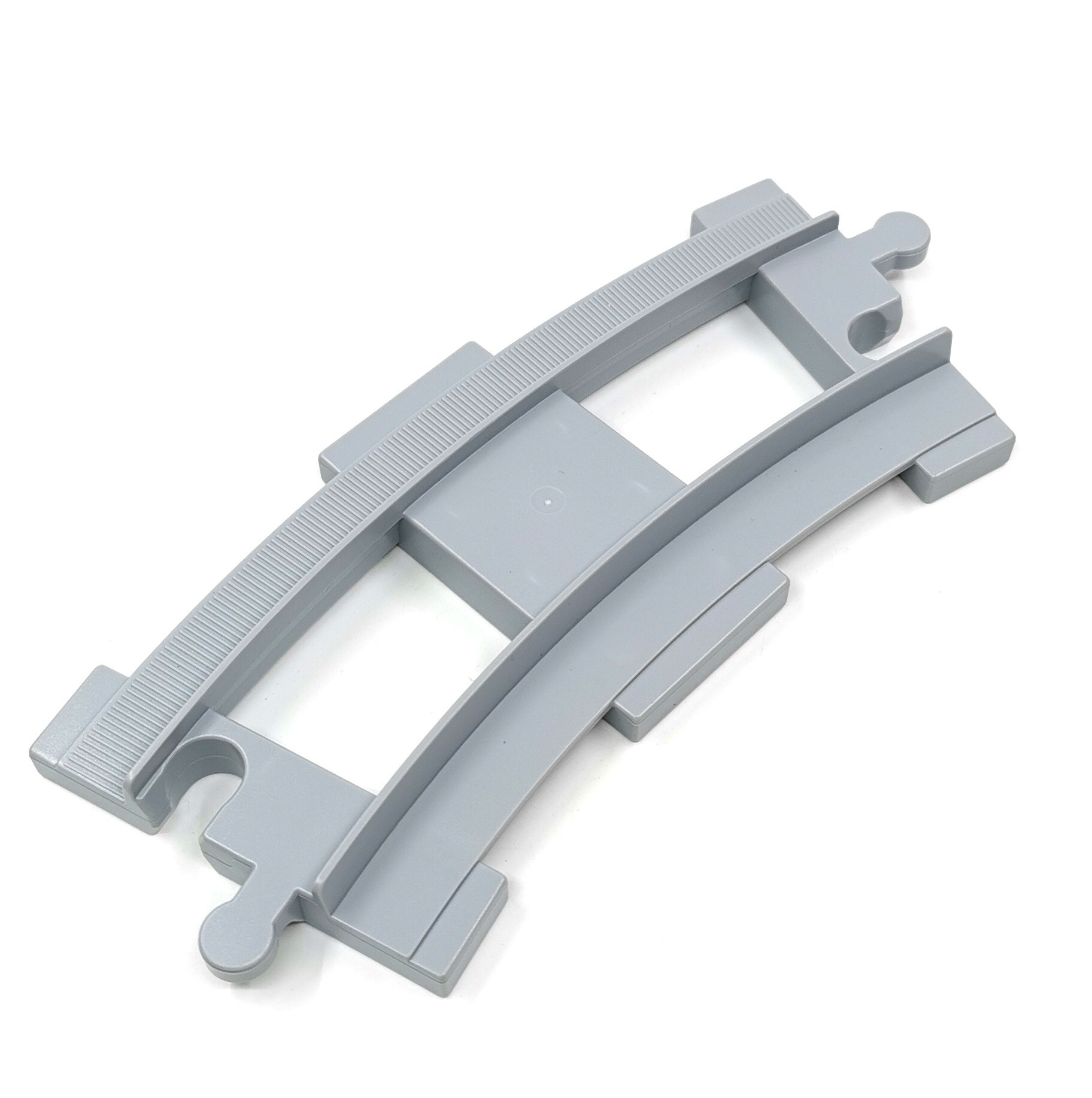 Happy children's toy large particle building blocks train track parts 1 piece straight rail curved rail oblique cross climbing track