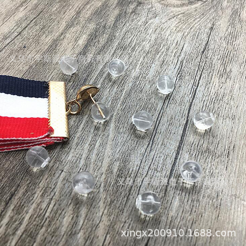 Wholesale 6mm spherical ear plug half hole design comfortable and safe to wear suitable for use with earrings