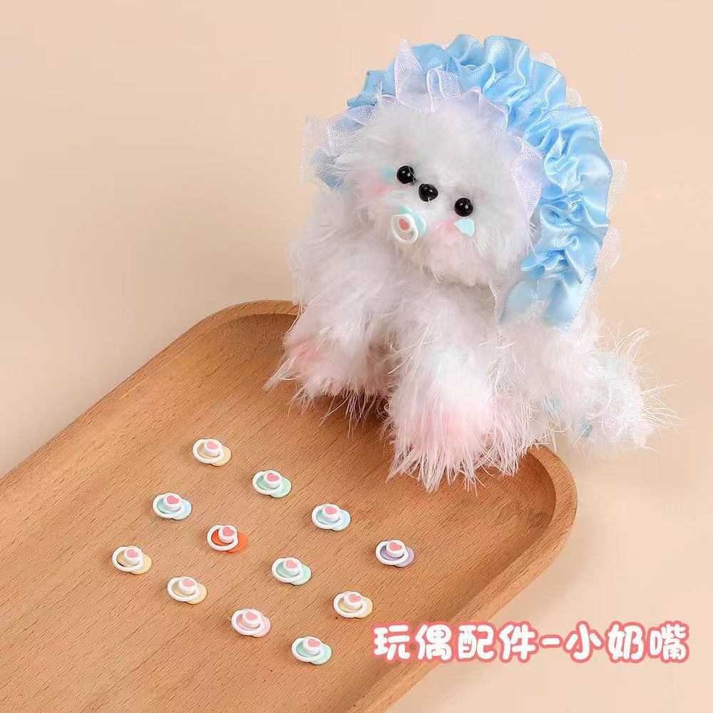 мини-соска для собак DIY, аксессуары для скрученной палочки OB11/BJD, украшение для куклы из хлопка