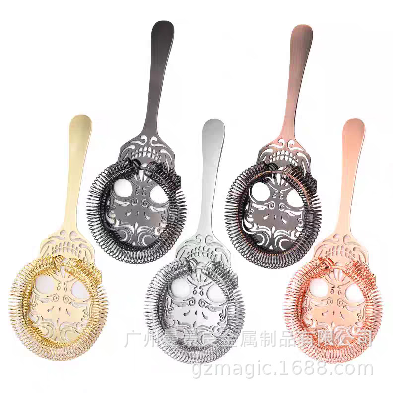 Stainless Steel 304 Ice Filter, Ice Separator, Cocktail Shaker, Ice Blocker, Coffee Milk Tea Filter Bar Tool