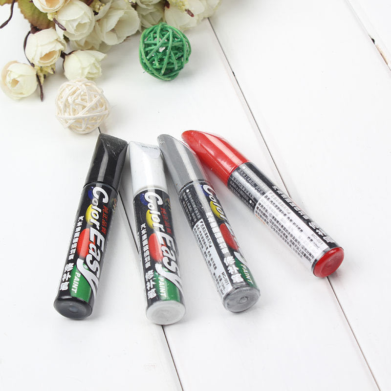 Car Scratch Repair Paint Pen Pearl White Red Black Silver Car Paint Surface Removal Simple Repair Paint Repair Tool