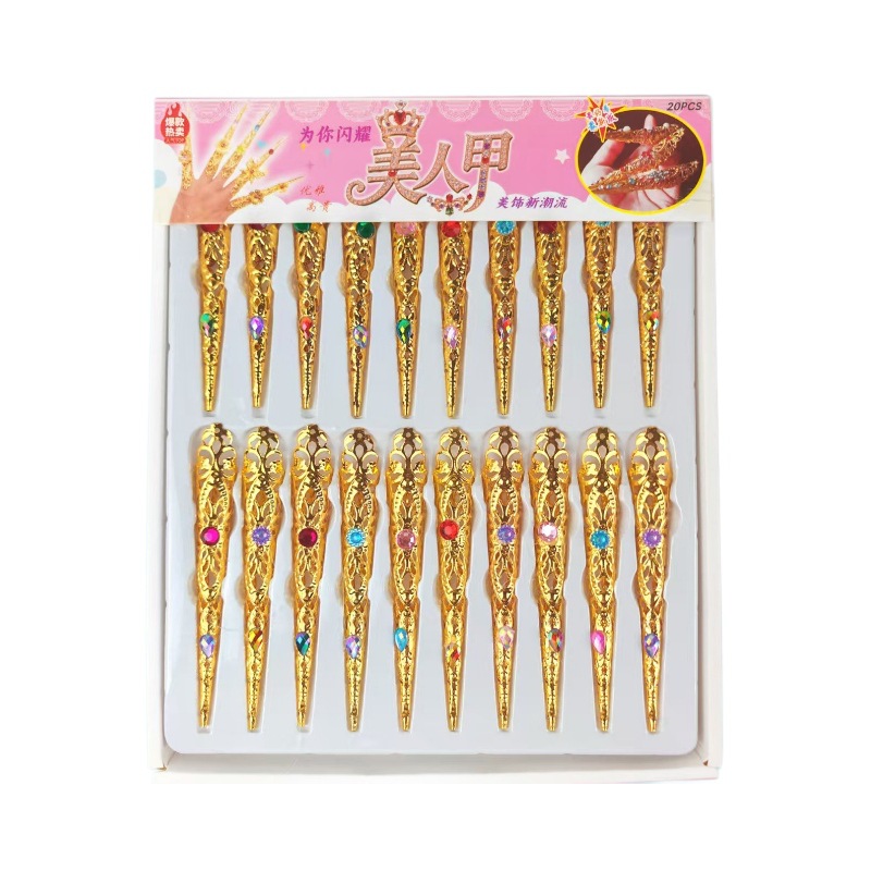 Thousand-Hand Guanyin Nail Cover Jewelry Classical Style Stage Performance Props Children's Toys Wholesale