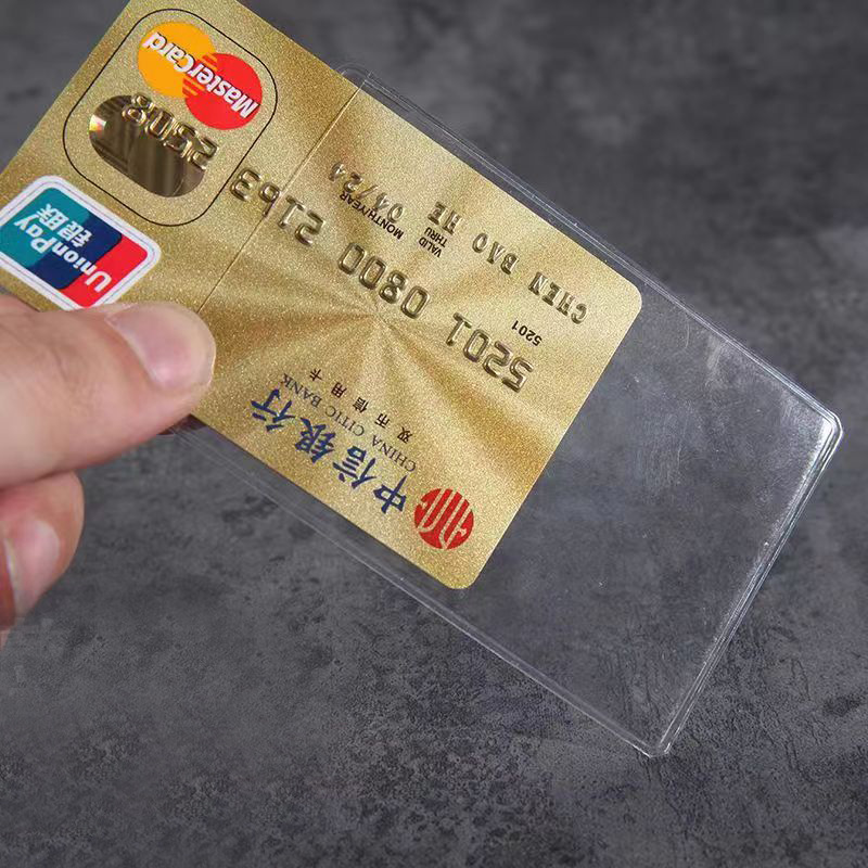 Id Card Holder, Bank Card Holder, Waterproof Transparent Frosted Protective Cover, Wear-Resistant Card Holder, Can Be Customized