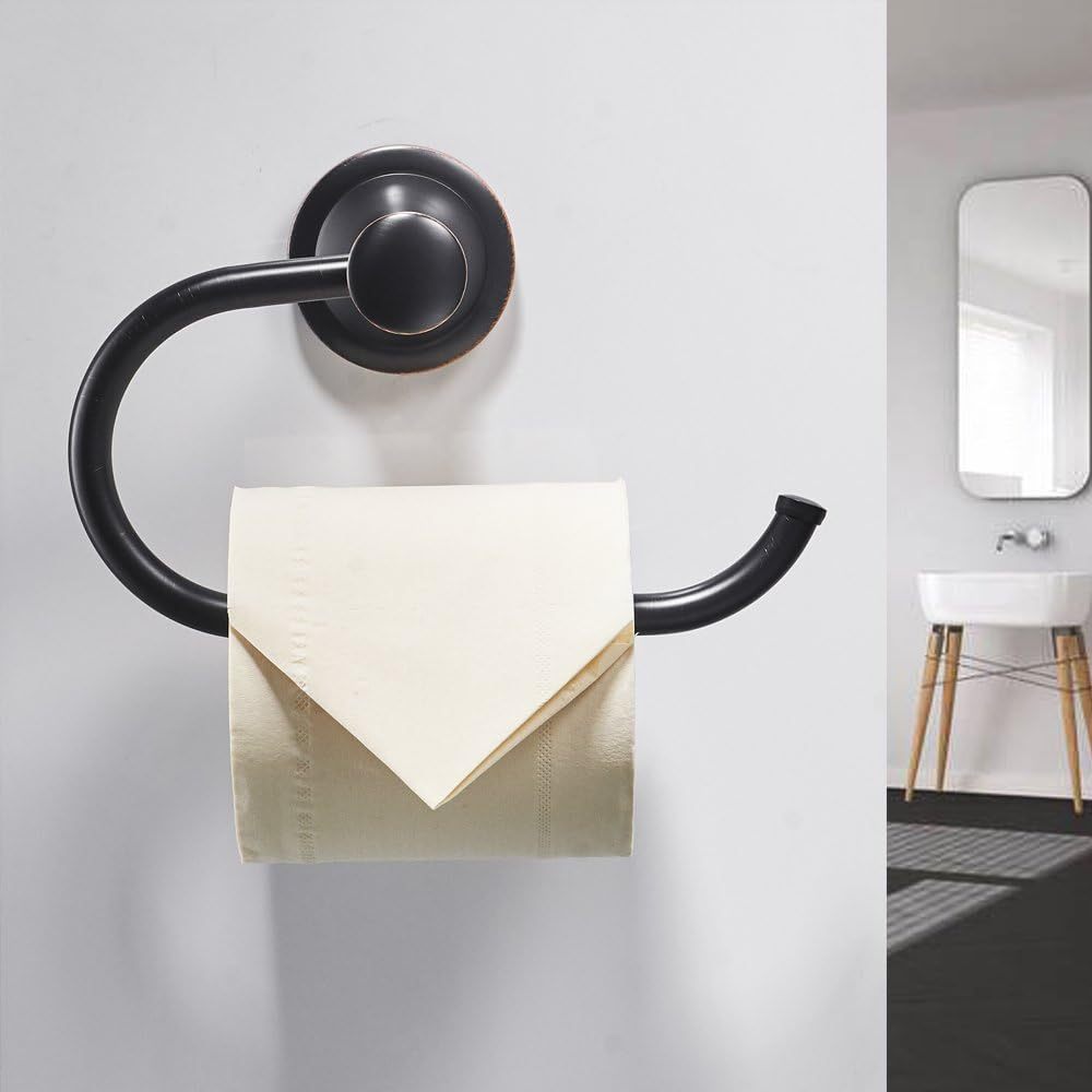 Cross-border manufacturers European-style black antique tissue holder tissue hook toilet tissue holder towel holder paper roll paper holder toilet