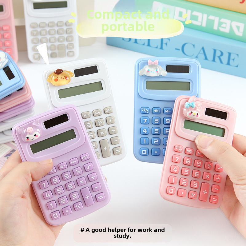 Creative Cute Cartoon Calculator for Students and Office Use, High-Value Mini Portable Calculator Wholesale