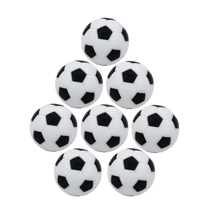 Table football machine black and white football 32MM resin table football accessories factory wholesale