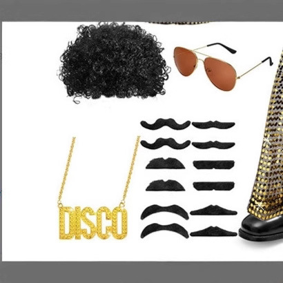 Disco Men's Performance Clothing 2025 Men's Long-Sleeved Shirt Pants Retro Suit Cos Stage Performance Clothing