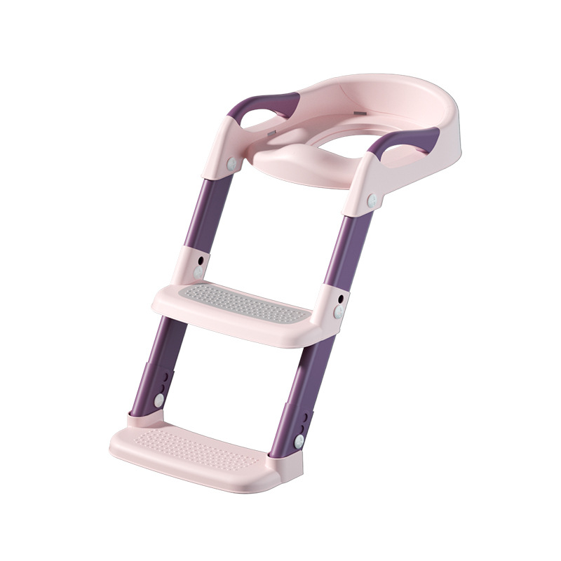 Children's Toilet Stair-Type Anti-Slip and Stable Baby Toilet Training Easy-To-Clean Anti-Rollover Toilet Auxiliary Artifact