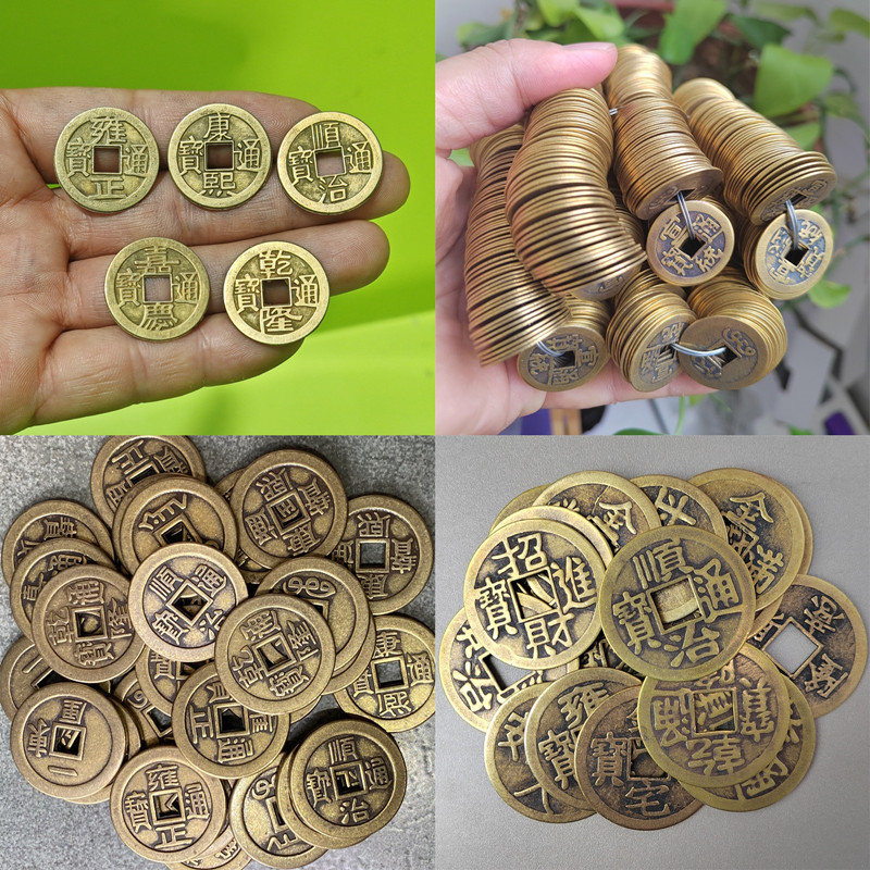 Оптовая продажа медных монет из латуни, монеты пяти императоров, сплав меди, имитация антикварных монет