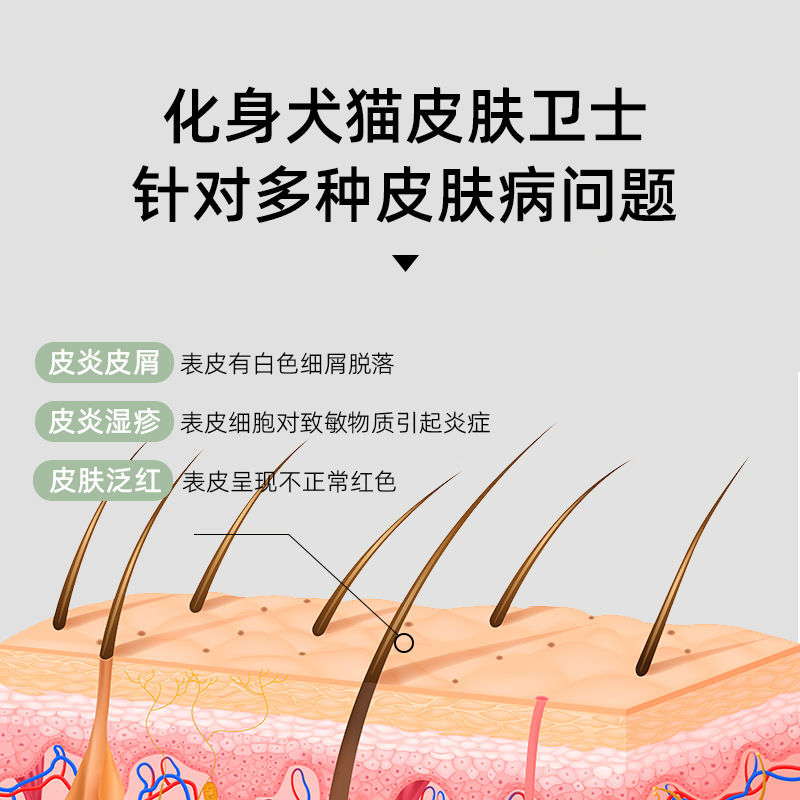 New pet health enrofloxacin solution compound ketoconazole ointment dog cat ringworm mite skin disease fungus external use