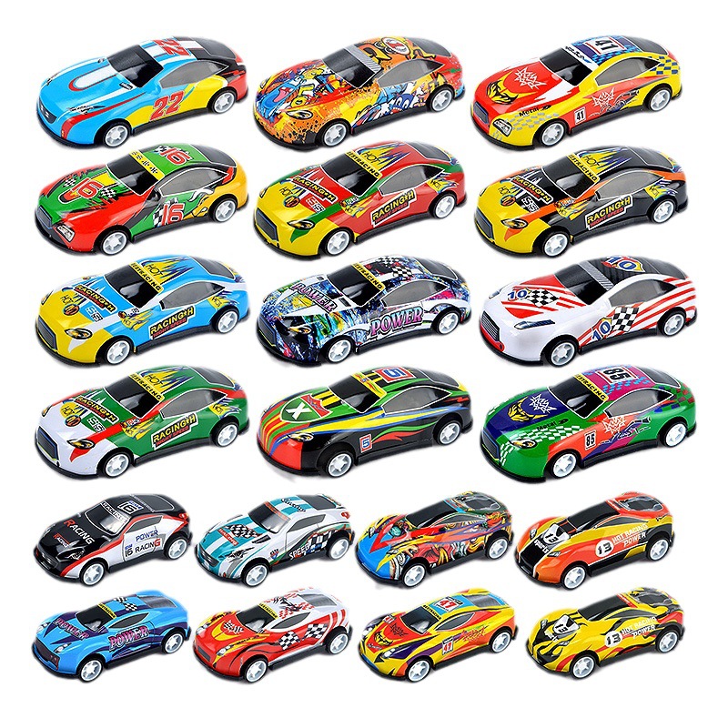Huili graffiti car alloy iron shell iron model car children's toys kindergarten gift bags Wholesale