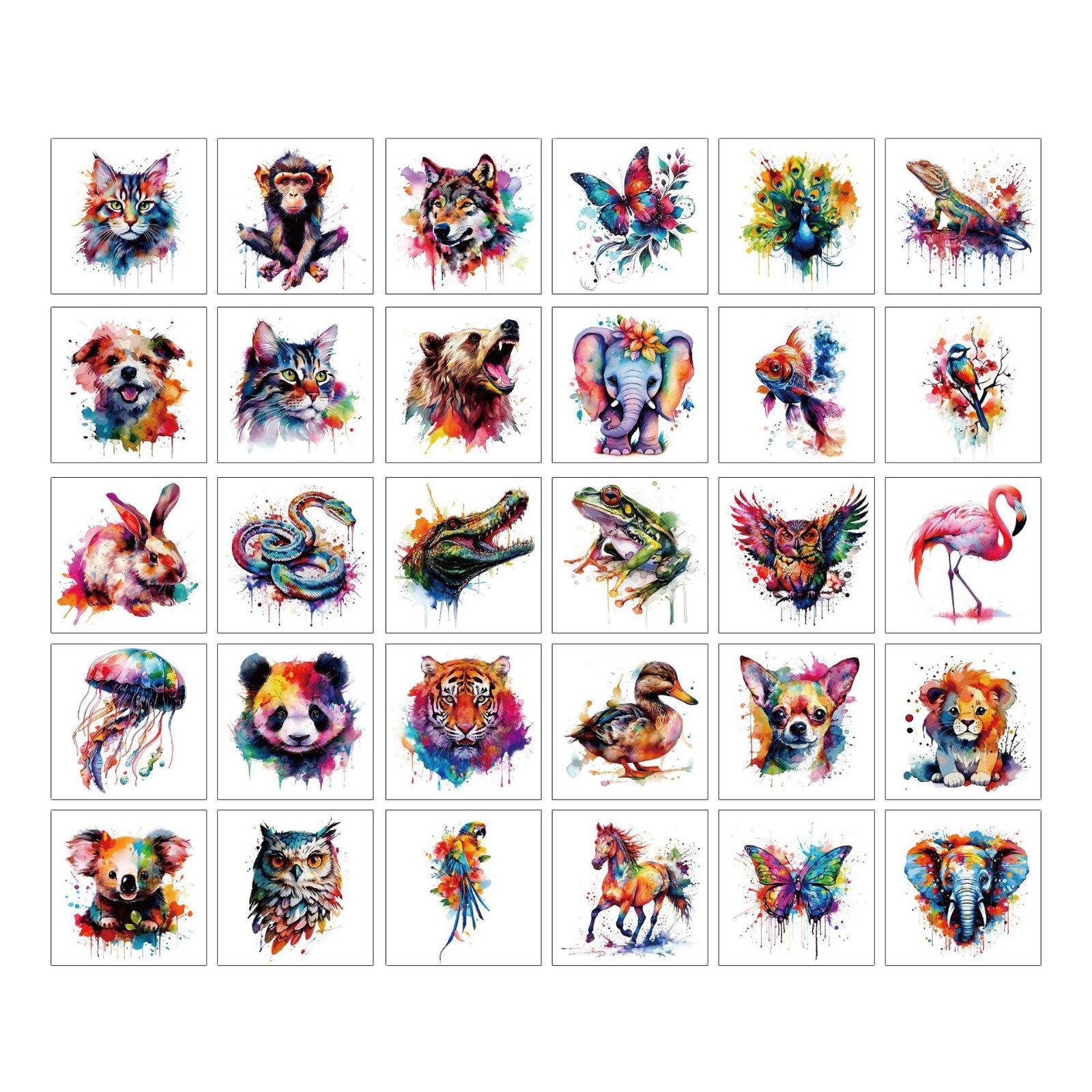 Customized Tattoo Stickers Cross-Border Cartoon Tattoo Stickers Children's Stage Makeup Face Stickers Colorful Luminous Hot Stamping Tattoo Stickers