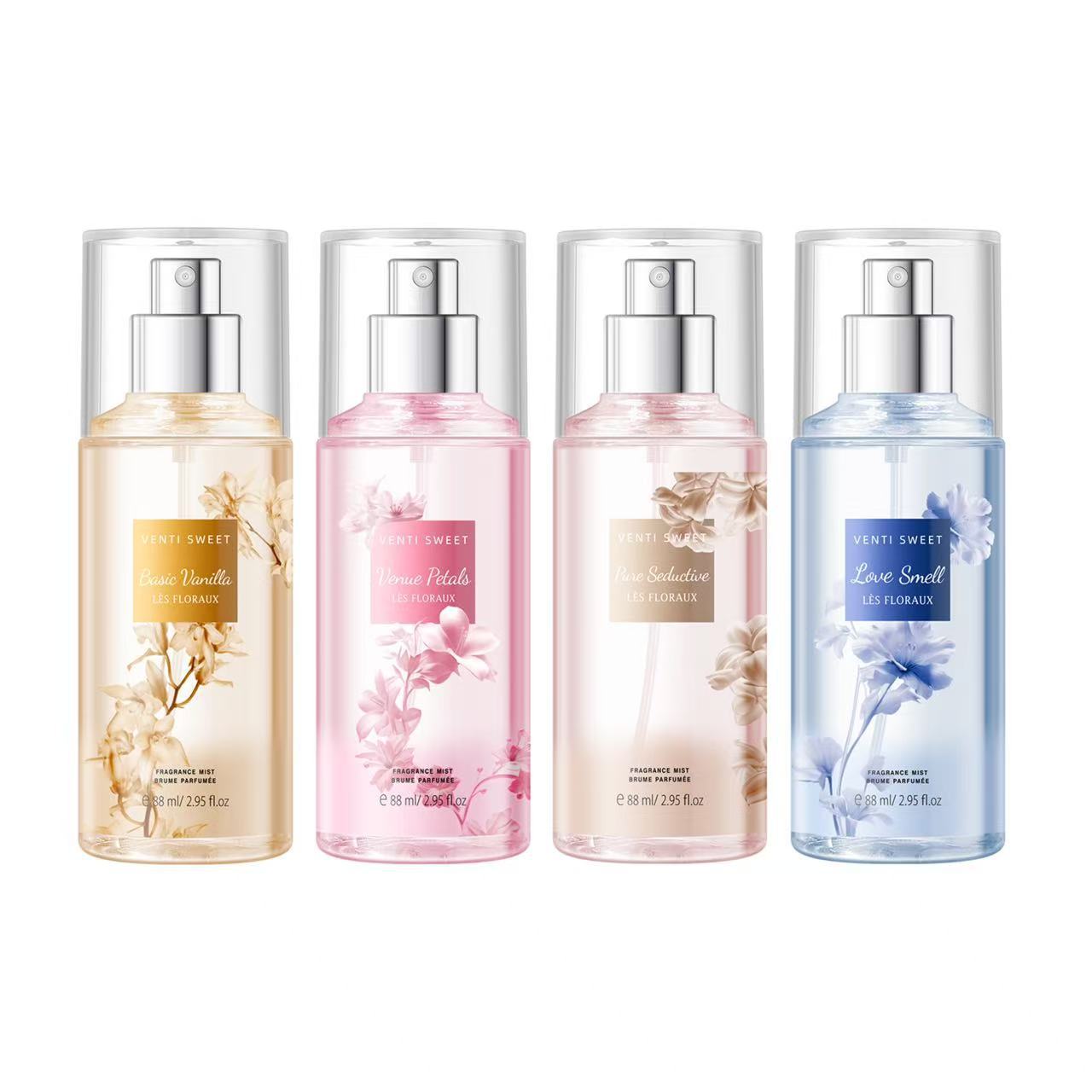 Cross-Border English Version of Southeast Asian Women's Perfume Body Spray 88ml Long-Lasting Floral and Fruity Fragrance Export Processing