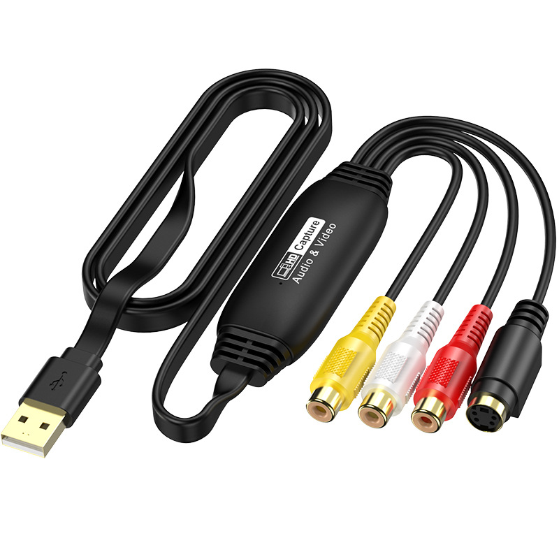 Cross-border USB video capture card drive-free AV signal capture data usb capture card Android WIN11 available