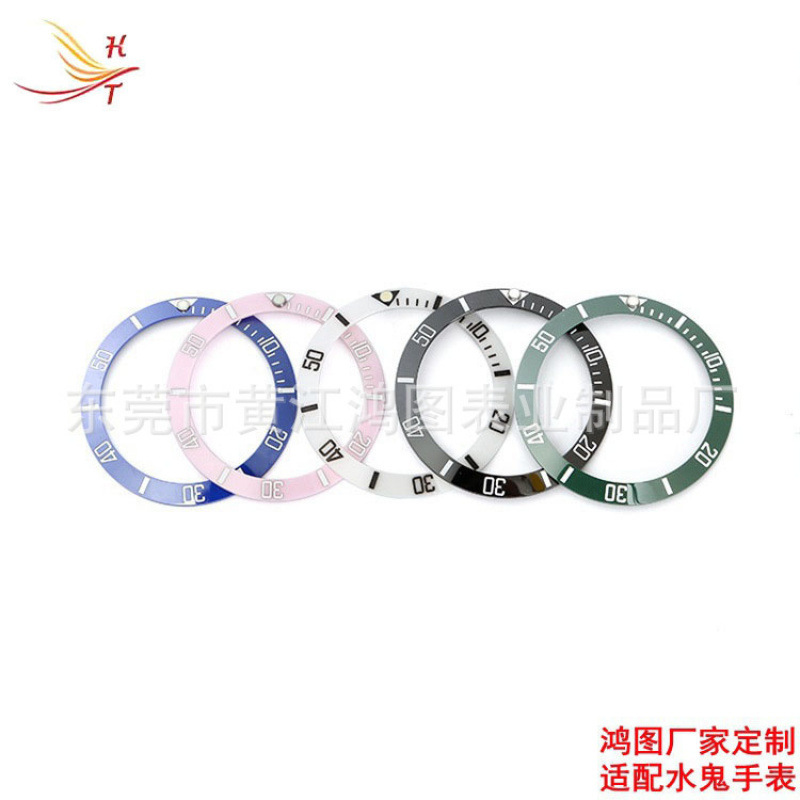 Manufacturer Supplies Watch Accessories Rolex Ceramic Bezel Submariner Ceramic B-Grade Bezel Wholesale