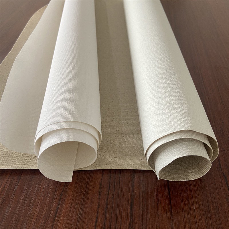 Canvas linen blended fine grain coated pure cotton canvas rain linen oil painting canvas medium grain coarse grain acrylic canvas