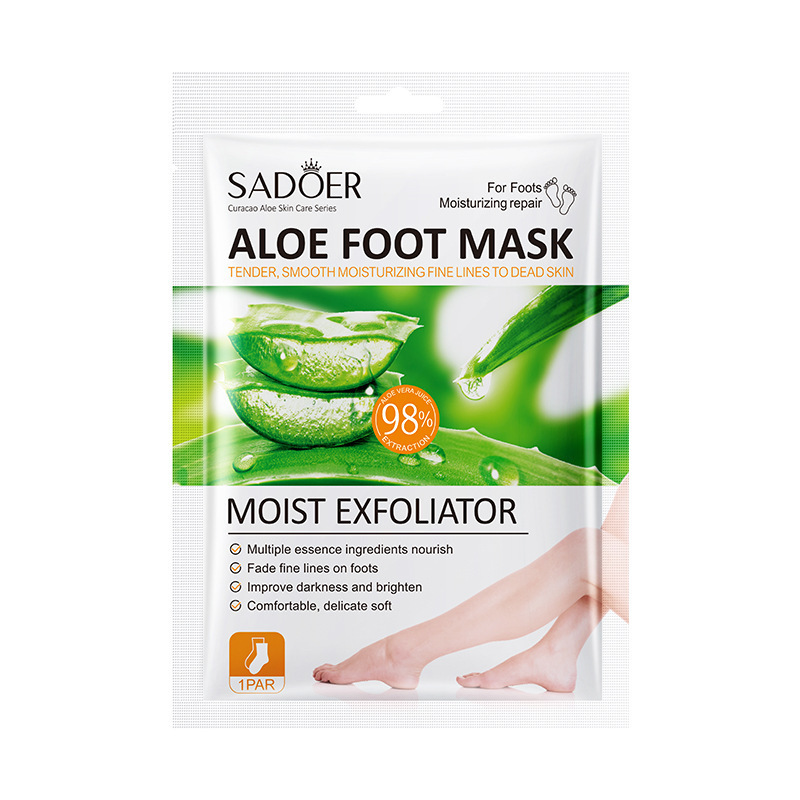 Cross-Border Ready-Made Hand and Foot Mask Series Sadoer Goat Milk Hydrating and Moisturizing Hand and Foot Mask Foreign Trade Factory
