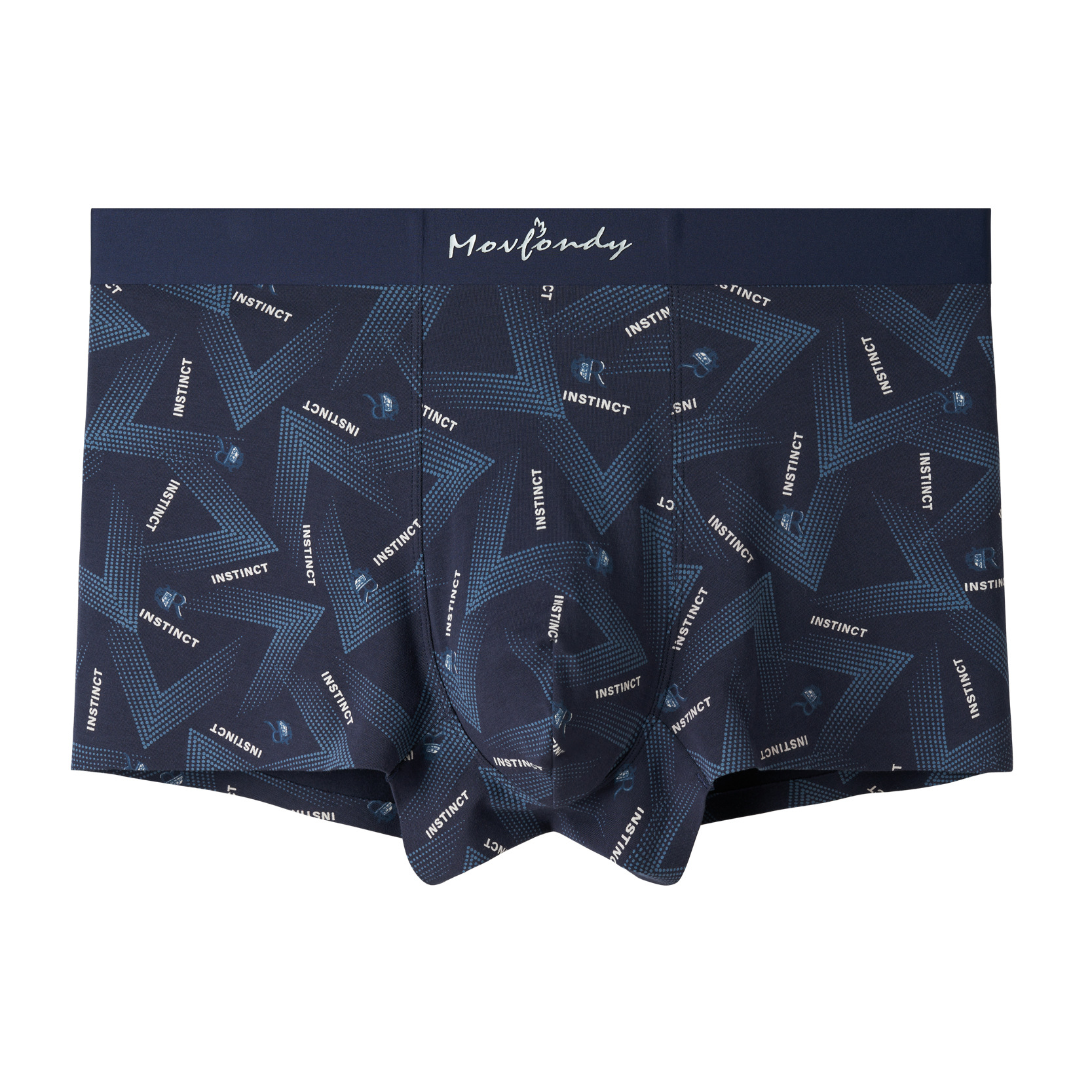 Men's Underwear Boxer Briefs 10A Antibacterial and Antibacterial Printed Boxer Briefs Mid-Waist Short Bottoms Men's Breathable Wholesale