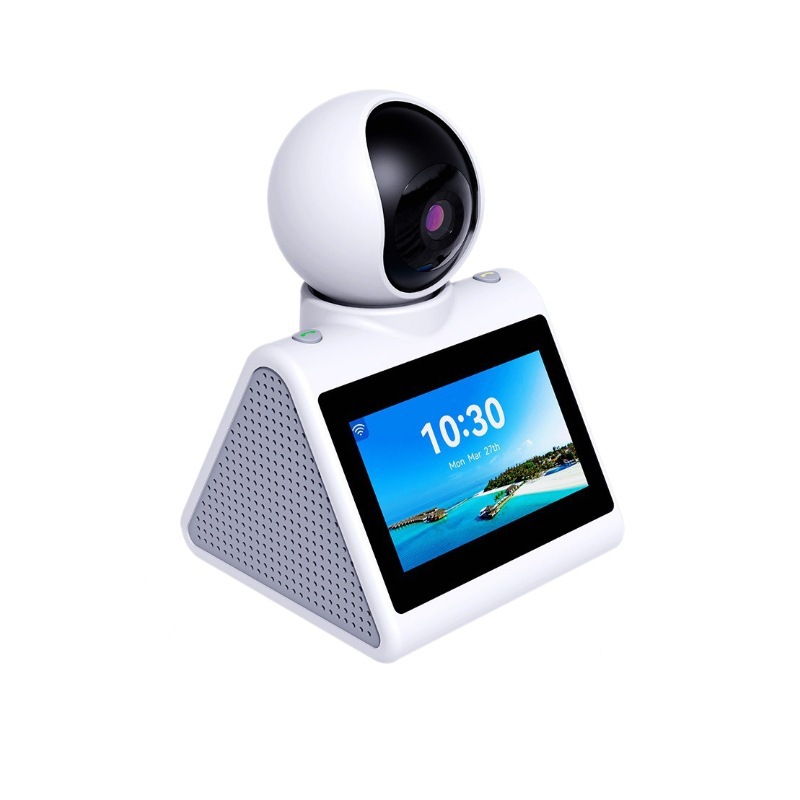 One-Click Call with Screen Surveillance Camera Two-Way Call Indoor High-Definition Wireless Wifi for Watching Children and Old People at Home