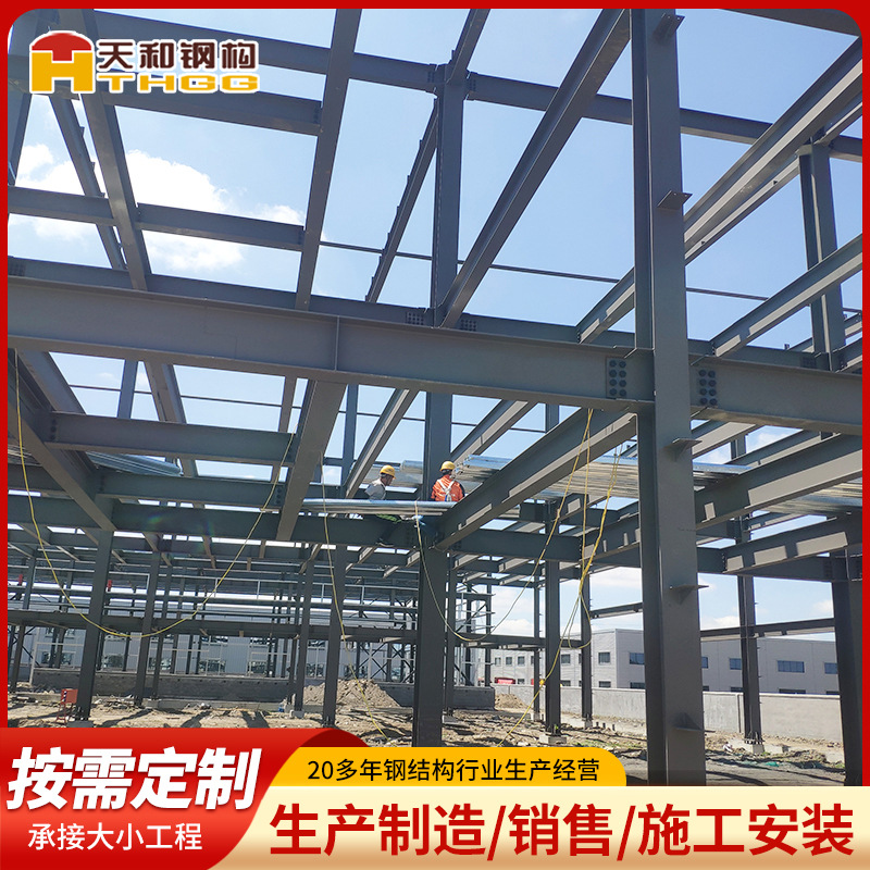 Завод по производству оцинкованных стальных конструкций в Циндао выполняет строительство двухэтажных стальных конструкций и проекты инженерии стальных конструкций