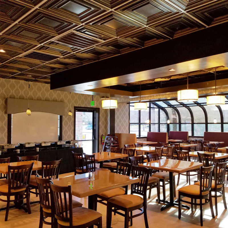 Cross-border ceiling decorative PVC facing ceiling ceiling fire and moisture-proof indoor ceiling decorative panel