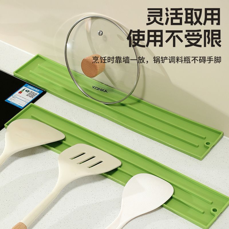 Silicone Countertop Pot Lid Household Kitchen Anti-Slip Mat Stove Multi-Functional Anti-Slip Storage Placement Insulated Spatula Drain