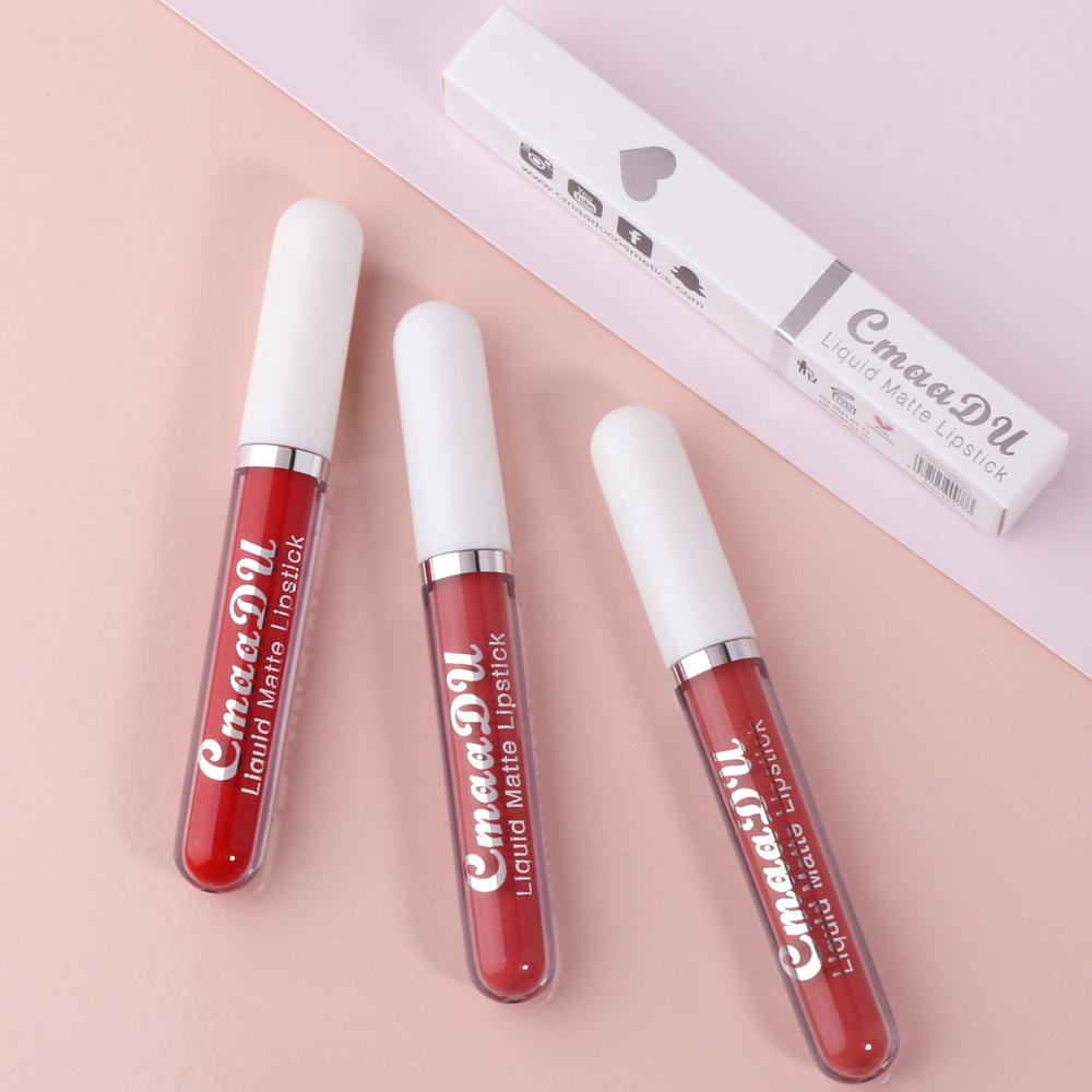 Cmaadu 18-Color Lipstick Matte Waterproof Long-Lasting Lip Gloss Pay Attention to Check! Link Disclaimer - Export