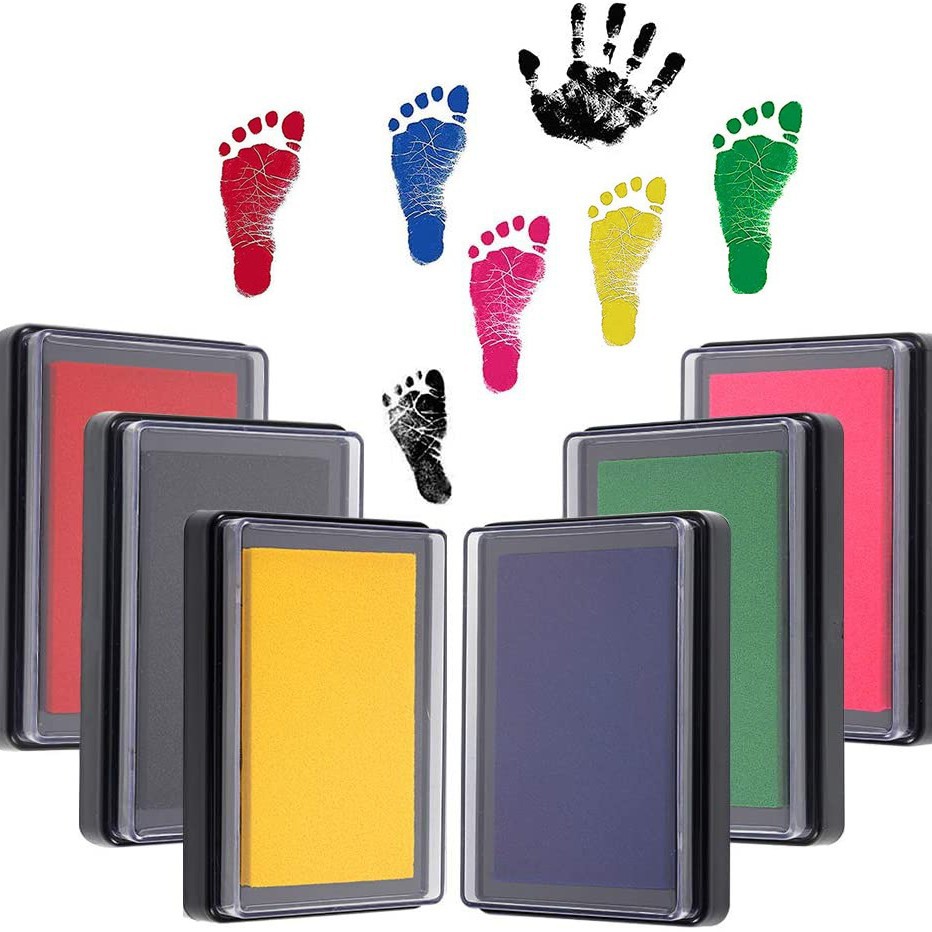 Подушка для отпечатков рук и ног, памятный сувенир на 100 дней