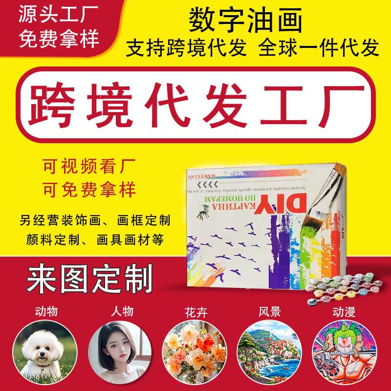 Цифровая масляная живопись, оригинал, фабрика, может быть перекрестно маркирована на крупных отечественных электронных торговых платформах. Добро пожаловать на фабрику для переговоров