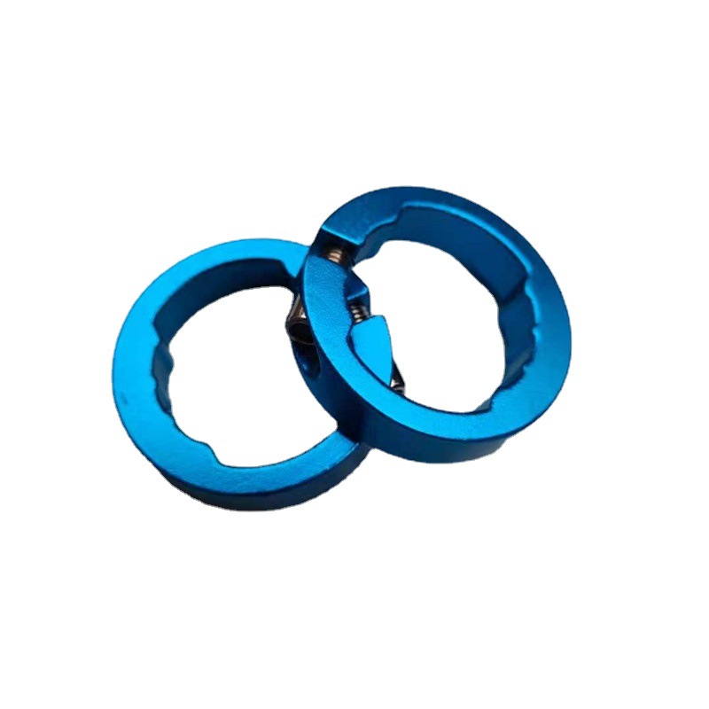 Aluminum Alloy Ring 8mm Aluminum Ring Lock Ring 12mm Aluminum Ring Mountain Bike Lock Ring Fixed Lock Aluminum Ring Accessories Bicycle