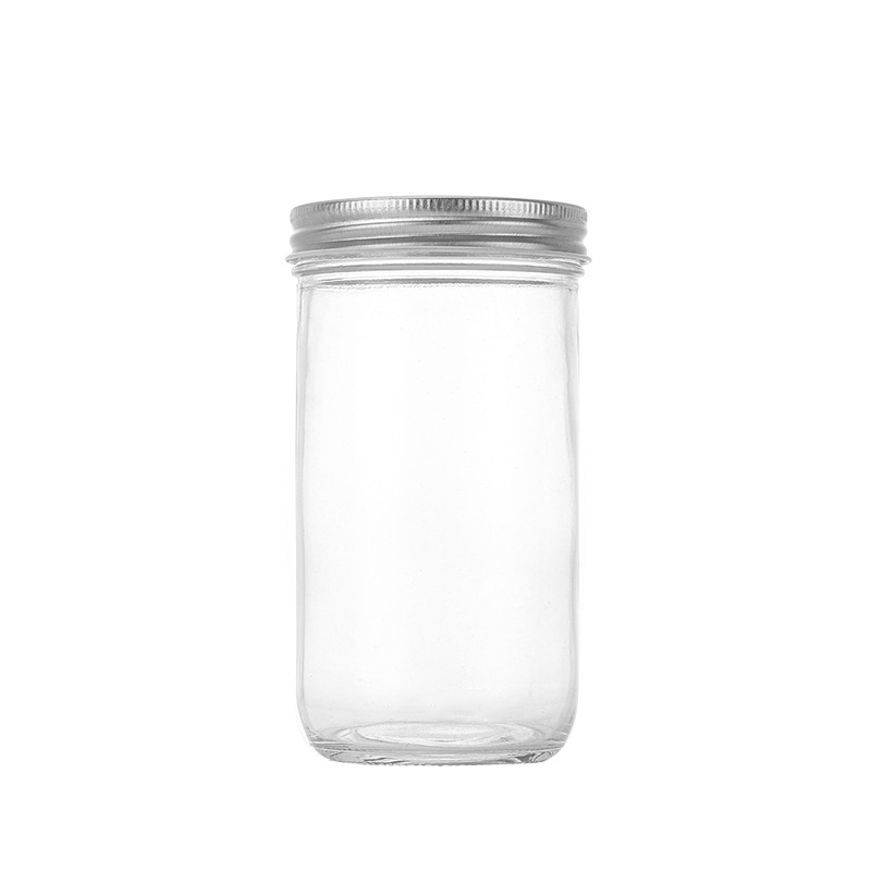 Spot Wholesale Jam Bottle Caviar Bottle Mason Sealed Jar Bird's Nest Stew Milk Jelly Pickles Storage Jar Glass Jar
