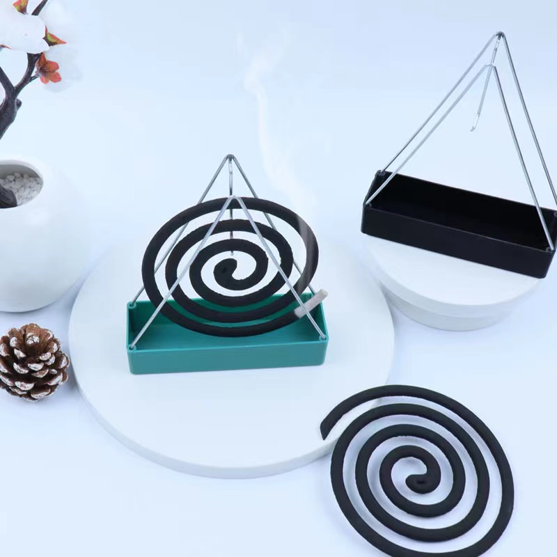 Creative Triangular Mosquito Coil Holder, Fireproof and Anti-Scalding Mosquito Coil Holder, Mosquito Coil Tray, Incense Holder, Mosquito Coil Stove Tray Bracket, Ash Tray