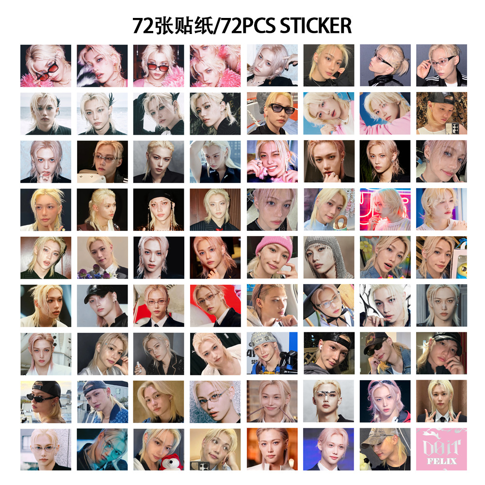 127 Straykids Do It Lee Longfu Felix Small Card Stickers in Stock