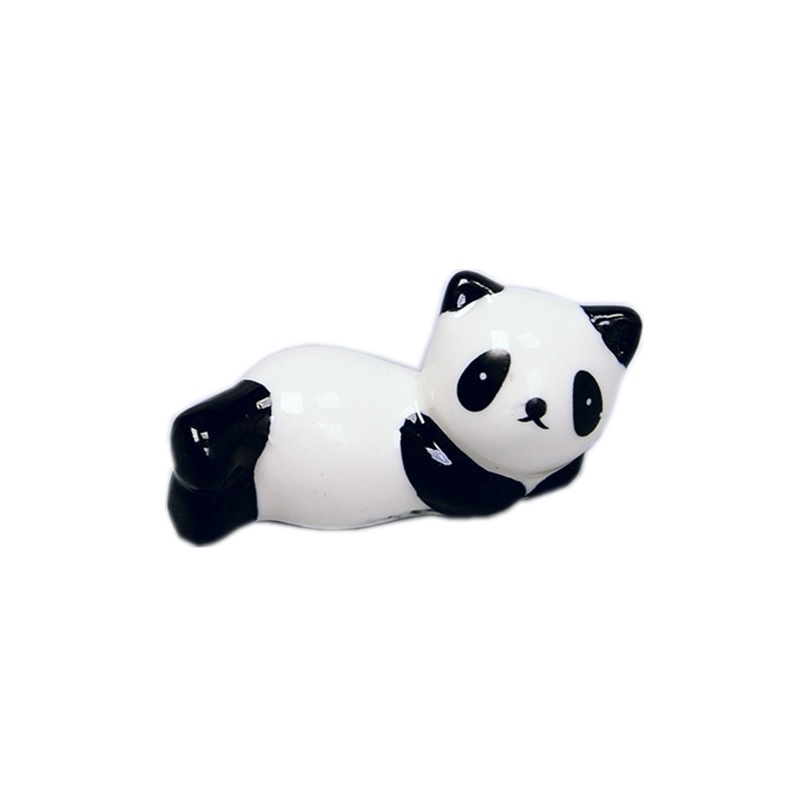Brush Pen Holder Chinese Chopsticks Holder Ceramic Panda Chopsticks Holder Chopsticks Holder Ceramic Crafts Ornaments Pen Holder