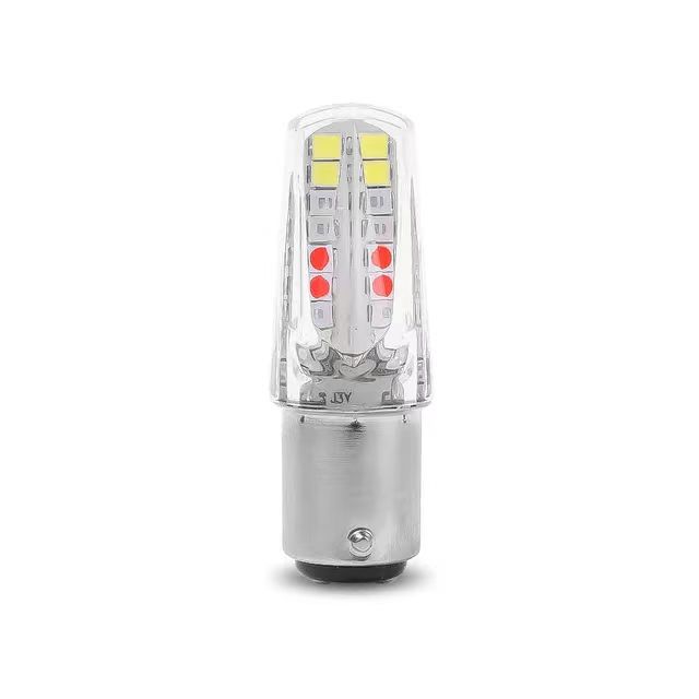 New Car and Motorcycle Led Brake Light 1157 2835 32Smd Light Flash Rgb Running Water Brake Light