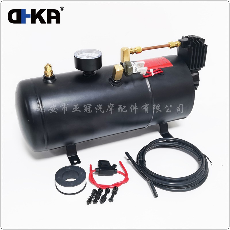 Dhka Asian Crown-As174A Spot Horn Modified Air Pump 12V 150Psi Blue 3L Air Compressor