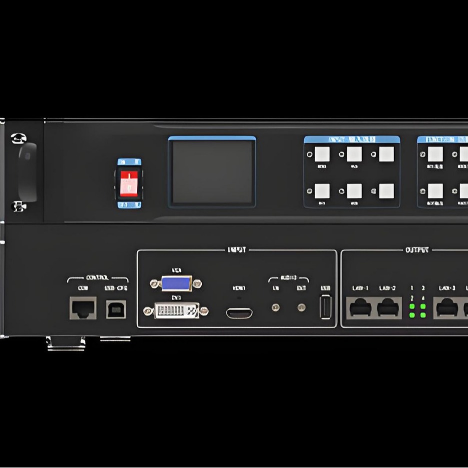 KSV4C video processor LED display synchronous arbitrary switch dual screen stitching processor