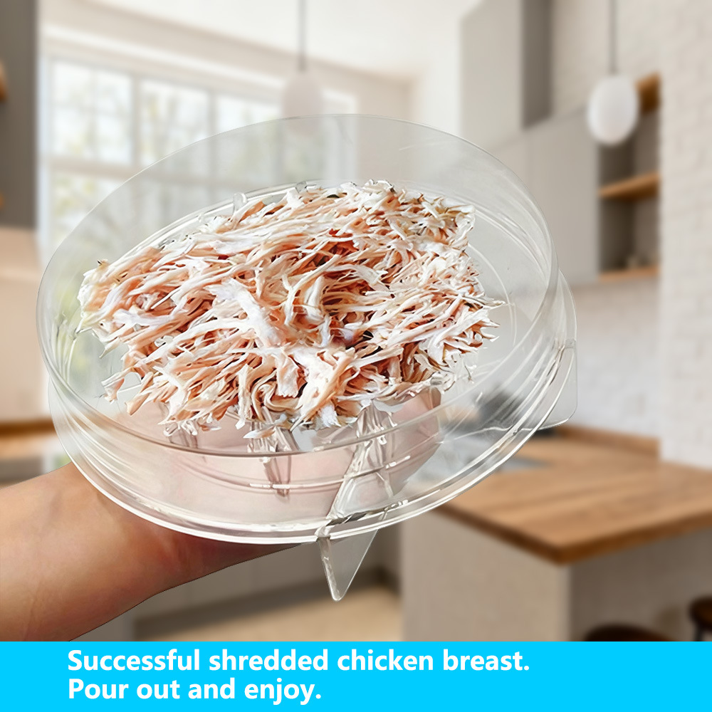 Chicken Shredder Machine Fully Transparent Chicken Shredder Cutting and Separating Hand-Twisted Meat Shredding Machine